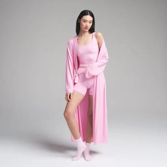 SKIMS Other - Skims Soft Lounge Long Robe Bubble Gum New